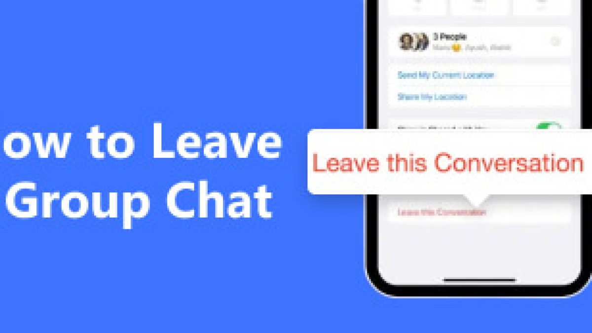 如何從群組文字聊天中刪除自己[訊息和應用程式]