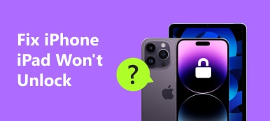 iPhone iPad vil ikke låses opp