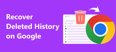 Récupérer l'historique supprimé sur Google