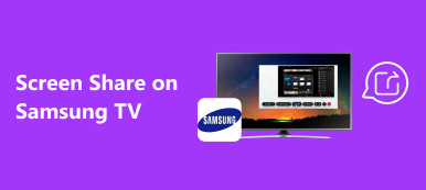 Compartir pantalla en un televisor Samsung