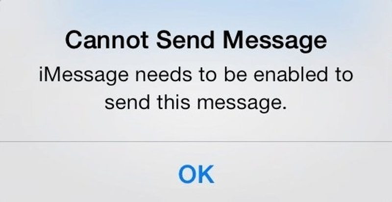 Cannot Send Message