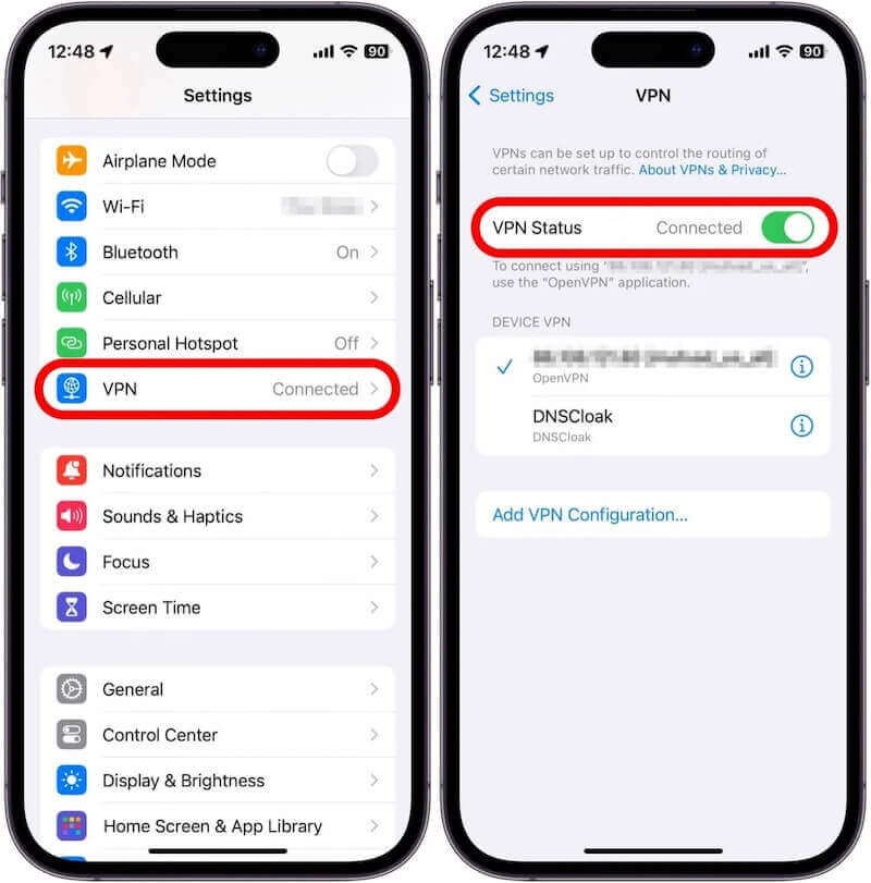 Disable Vpn And Proxy Settings
