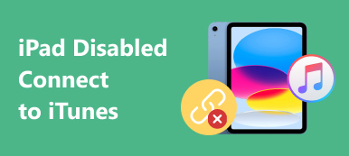 iPad letiltva Csatlakozás az iTunes-hoz