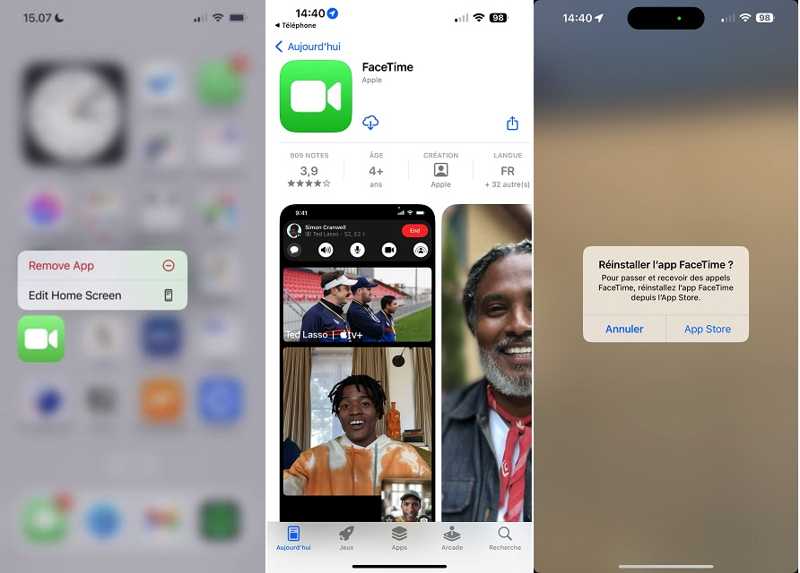 Reinstall Facetime
