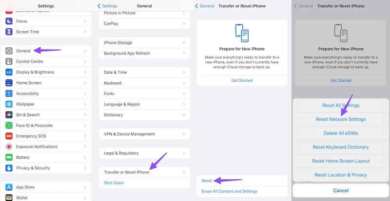 Reset Network Settings
