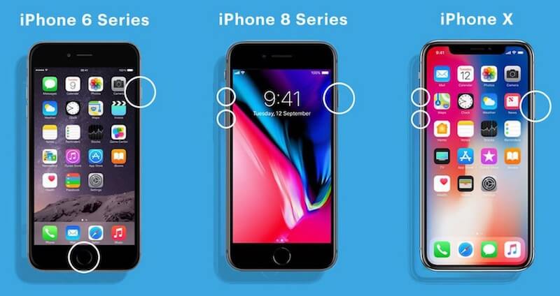 Restart iPhone