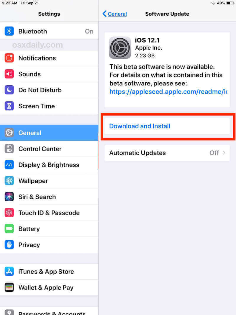 Update Ios Version