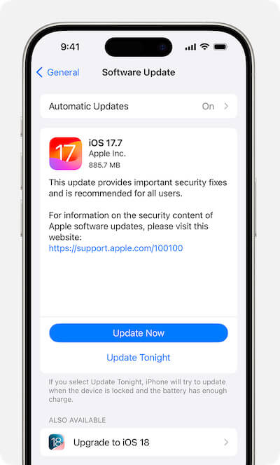 Update iPhone Software