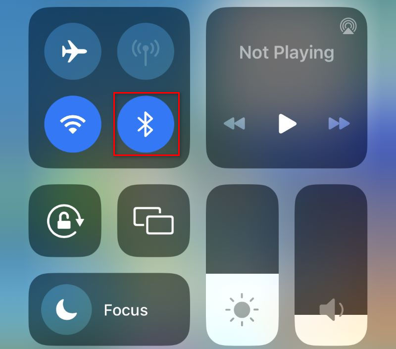 Kontrol Merkezi Bluetooth
