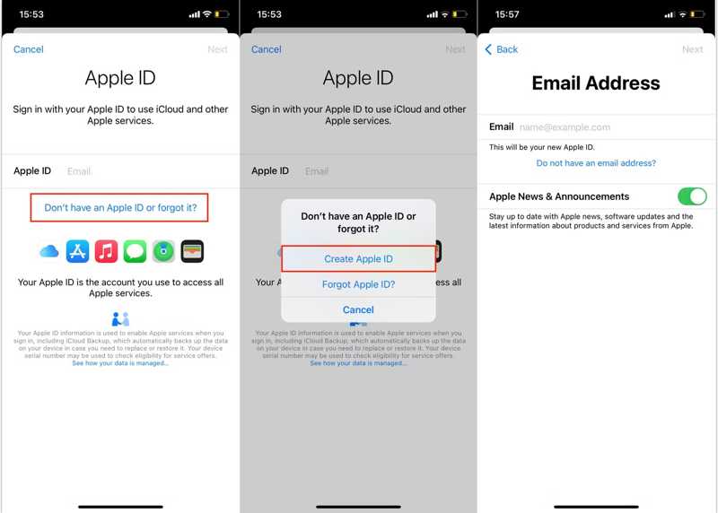 创建 AppleID IOS
