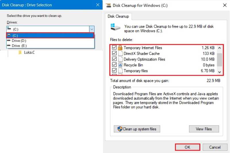 Disk Cleanup