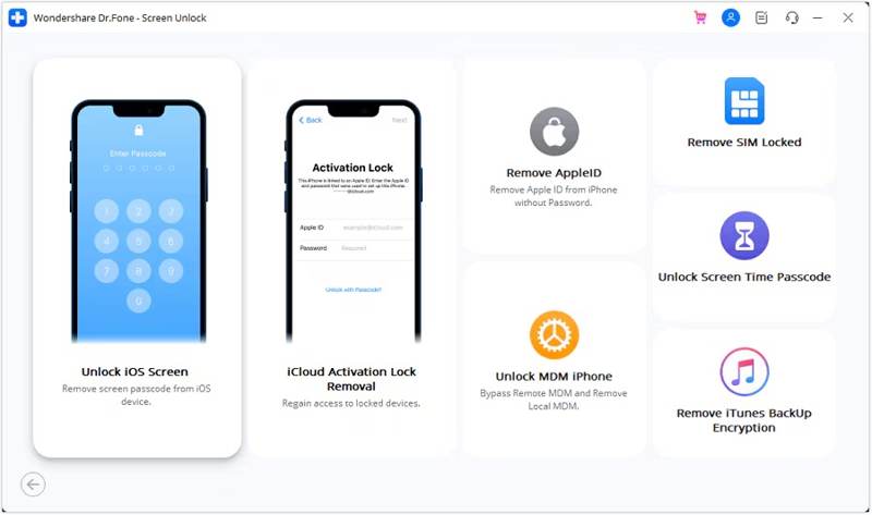 Drfone Screen Unlock Ios