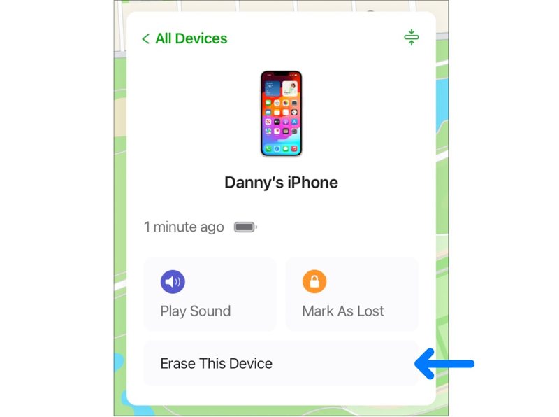 iPhone törlése a Web keresése funkcióval