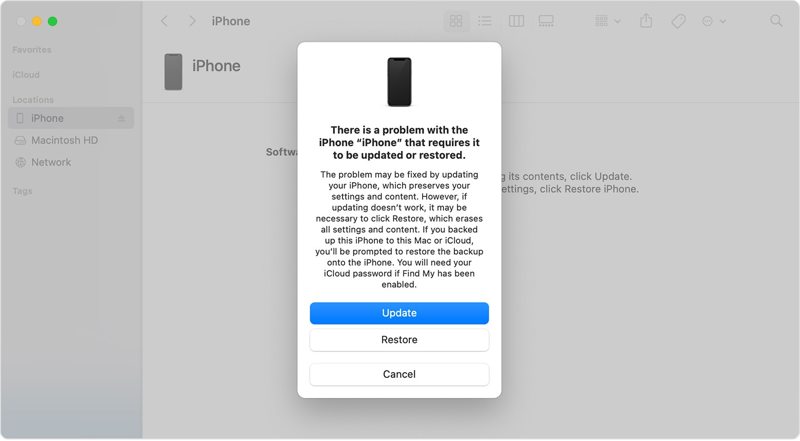 iPhone Finder törlése