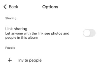 Google Foto's delen