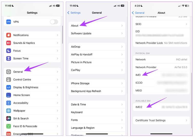Imei Settings