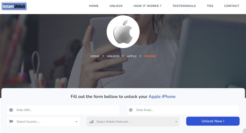 Instantunlock Website