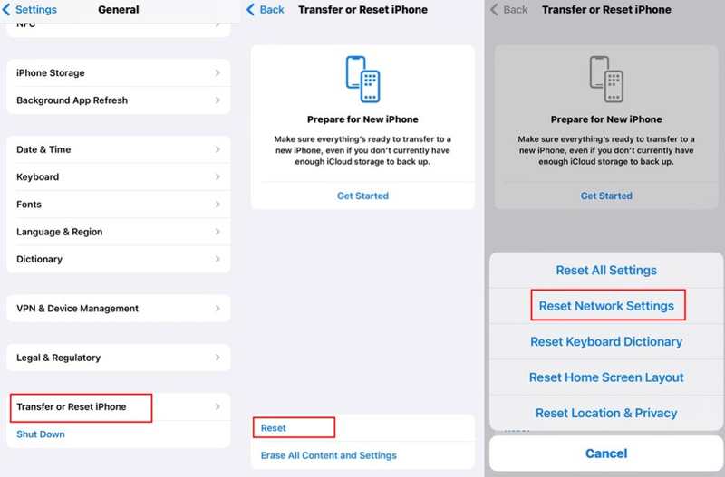 iPhone Not Receiving Texts Reset Network Settings