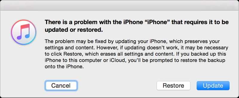 Restore iTunes Recoverymode