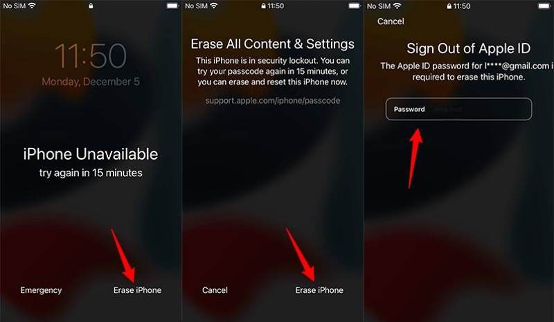 支持 Apple Com 密码擦除 iPhone