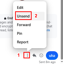 Unsend Single Message