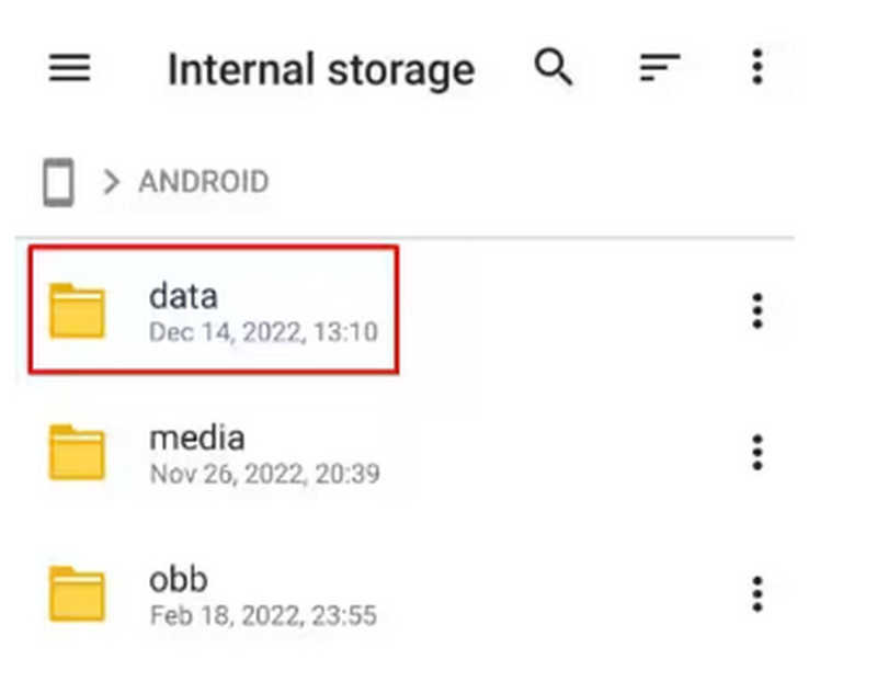 Android adatok