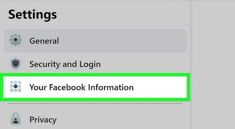 Válaszd ki a Facebook-adataidat