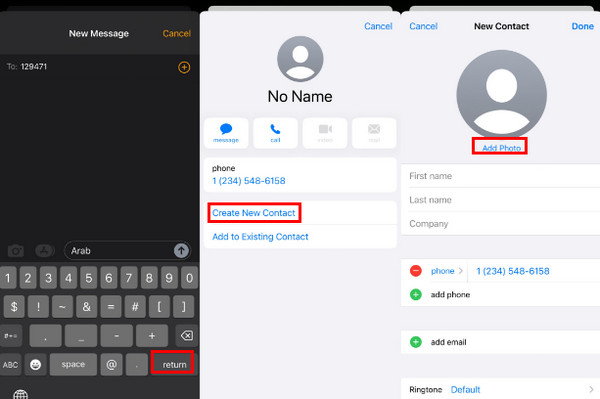 Create New Contact