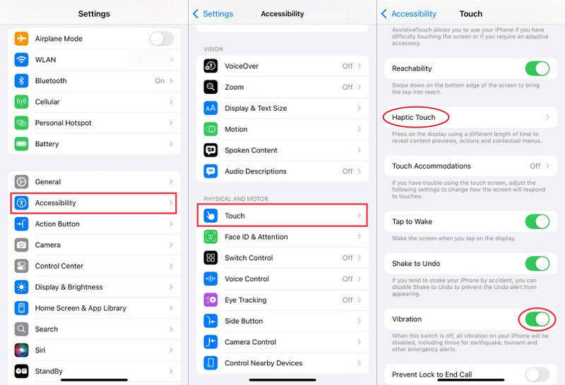 Enable Vibration Feedback