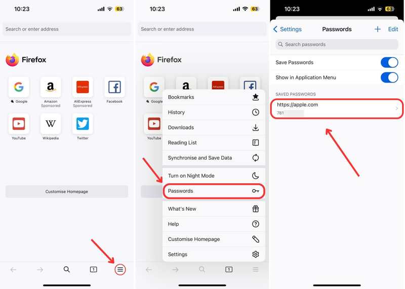 Find AppleID Firefox