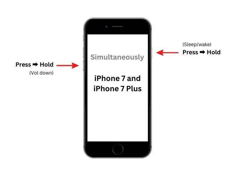 Hard Reset iPhone7