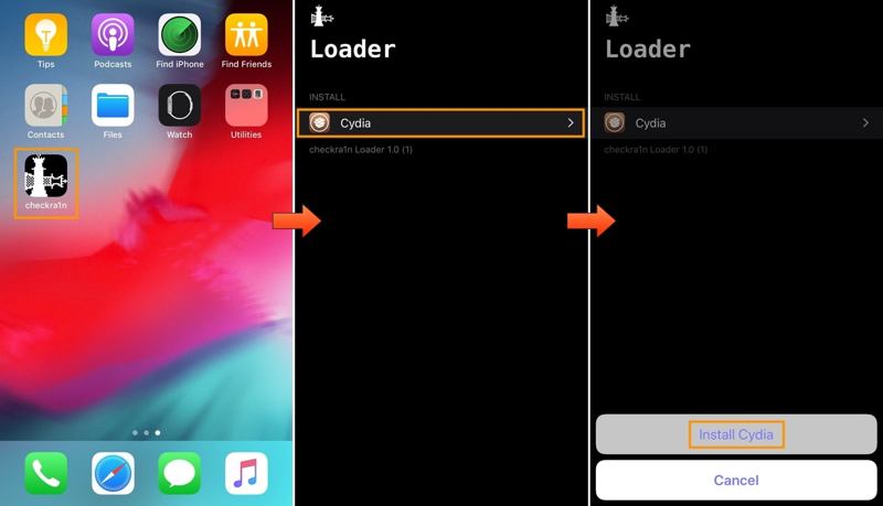 Nainstalujte Cydia