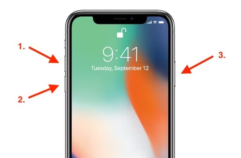 iPhone iPad se neodemkne, vynucení restartu iPhone 8