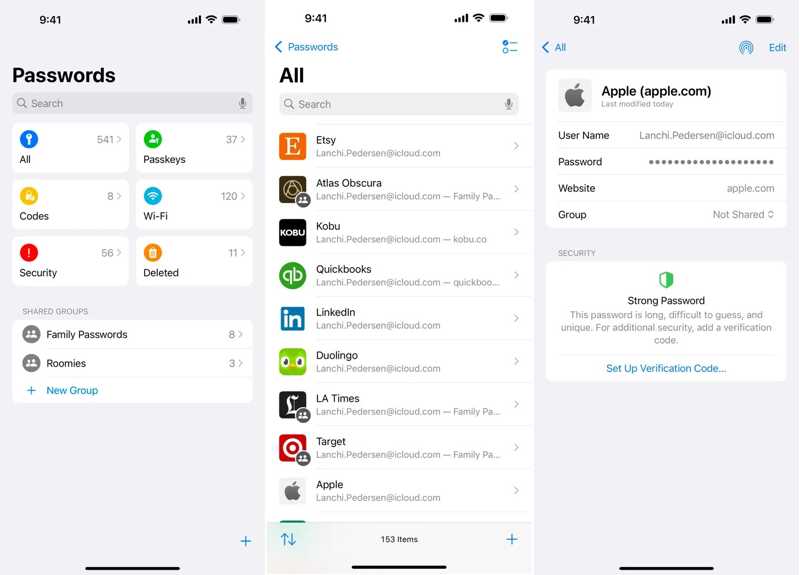 Keychain IOS18