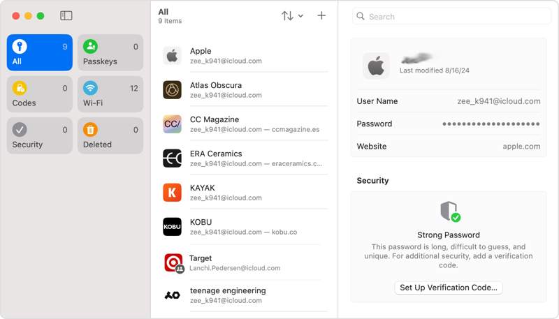 Wachtwoorden-app