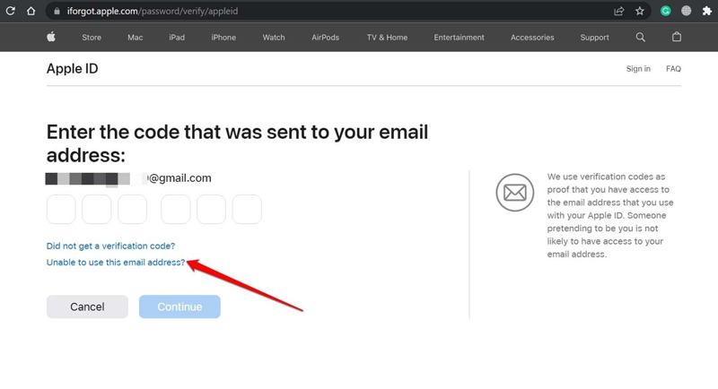 Reset Password Email