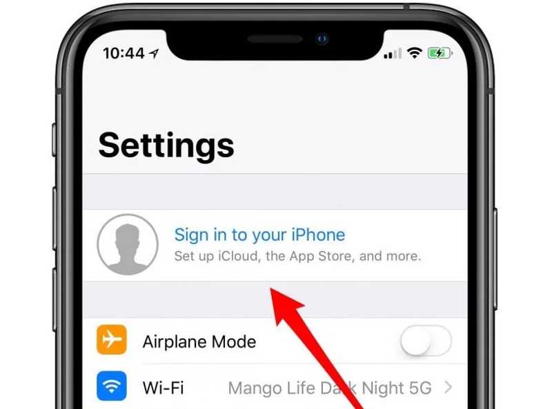 Konfigurera AppleID iPhone