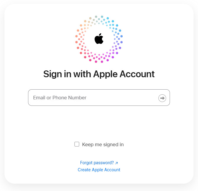 Apple Hesabıyla Oturum Açın