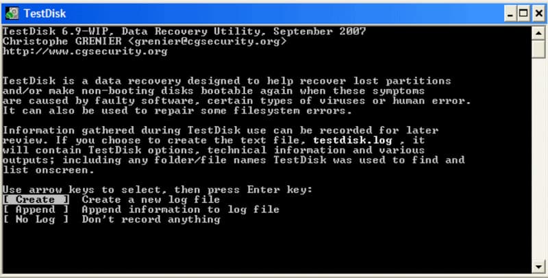 Testdisk
