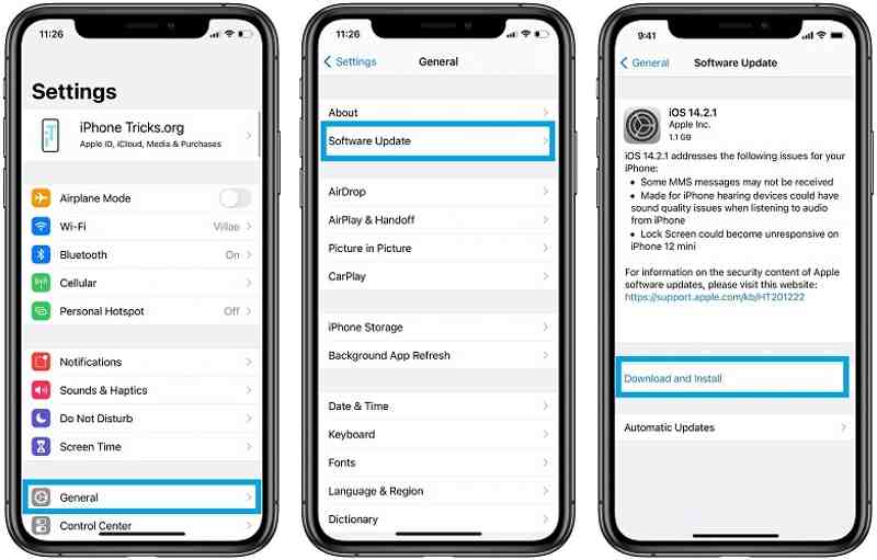 Unlock iPhone to Use Accessories Software Update