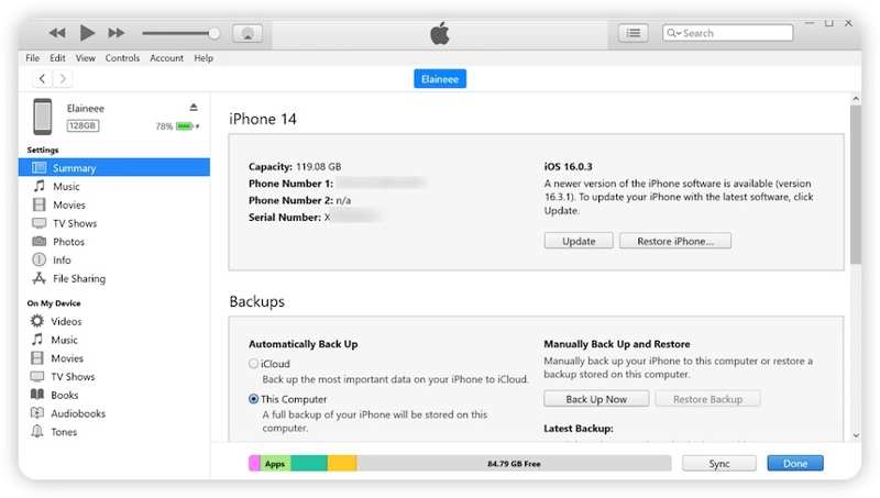 Unlock iPhone With iTunes Restore iPhone iTunes