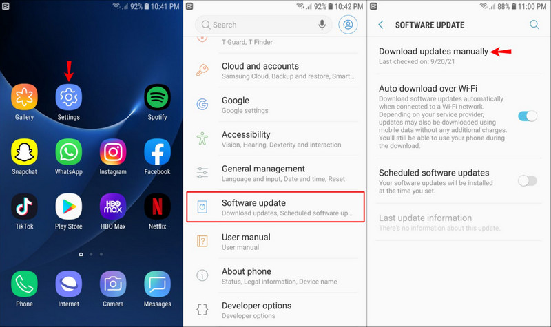 Android Sürümünü Güncelle
