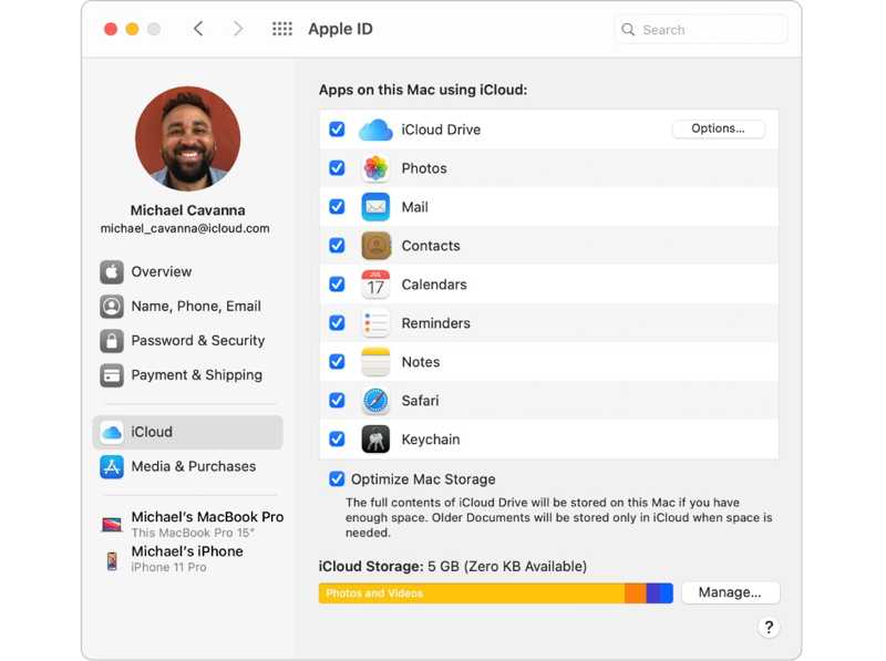 Apple-ID iCloud