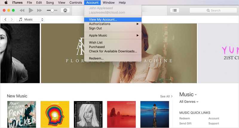 Apple-ID iTunes