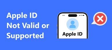 Apple-ID er ikke gyldig eller støttes ikke
