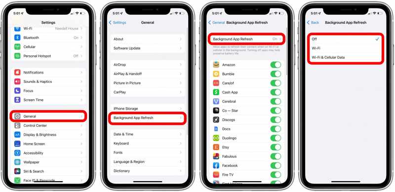 Háttér App frissítése