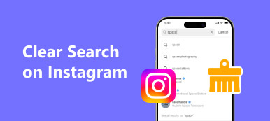 Clear Search On Instagram