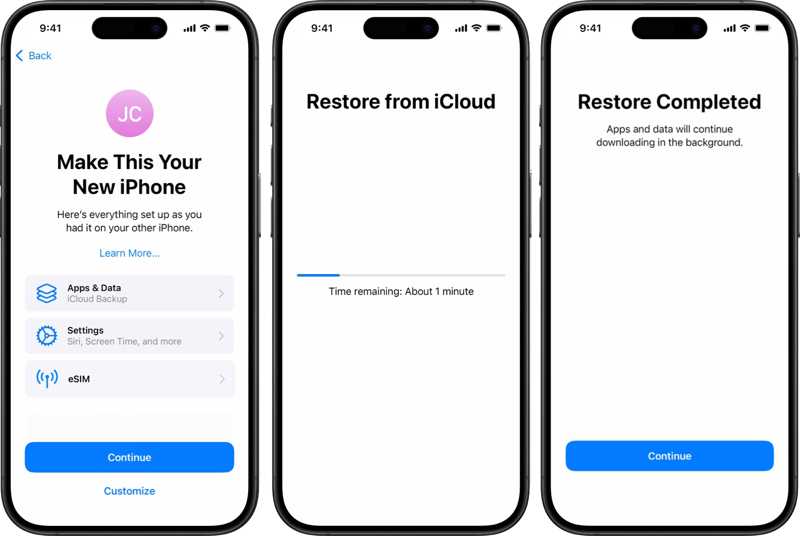 Complete iCloud Restore