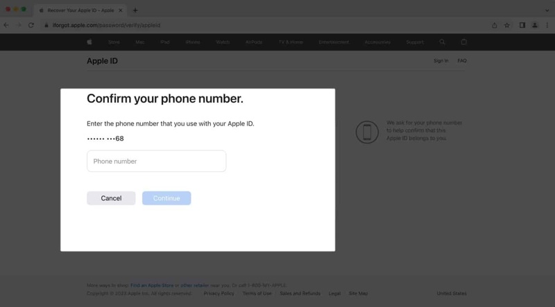 Enter Phone Number