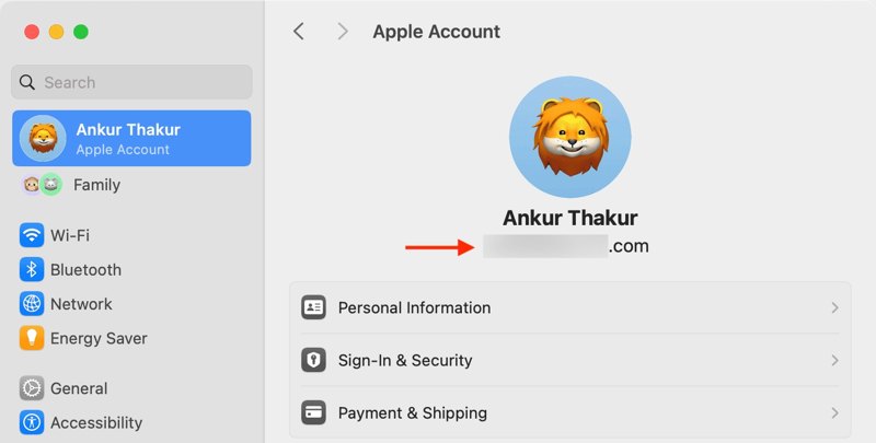 Find Appleid Mac
